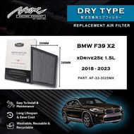 BMW F39 X2 xDrive25e 1.5L 2018 to 2023 33-3025MX Max Racing Exhaust Performance Drop-in Dry Type Air