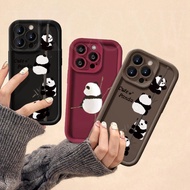 Cute Baby Panda Phone Case For Huawei Mate 60 Mate 50 Mate 40 Mate 30 P40 Pro Silicone Shockproof So