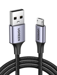 UGREEN Micro USB ケーブル 急速充電 Android ケーブル 高速データ転送 ナイロン編組み 多機種対応 充電コード android スマホ 充電ケーブル マイクロusbケーブル (