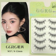 Bridal eyelashes M37 ribbed in GGRG