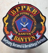 Atribut/Bet/perlengkapan BPPKB BANTEN WINGS buat belakang baju kemeja jaket dll