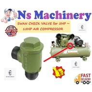 Swan Check valve For 5HP~15HP Air Compressor/Swan check valve