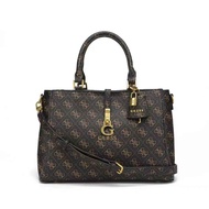 GUESS Womens Shoulder Bag Shoulder Strap Tote Bag Zipper Shoulder Bag