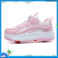 Hot sale！！！ 30-40 LED Double Roller Skate Shoes Women Men Automatic Luminous Sneakers roller shoes k