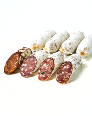 Explorer set saucisson sec 152 g each x 8 Flavors Salami using local hygenic pork. Artisanal cold c