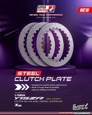 100% ORIGINAL UMA RACING Y15ZR Y15 Y SUKU FZ150I STEEL CLUTCH DISC IRON CLTUCH DISC