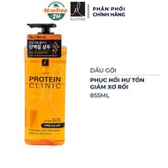Dầu Gội Elastine Phục Hồi Tóc Hư Tổn 855ml Amino Protein Clinic Damage Care Shampoo