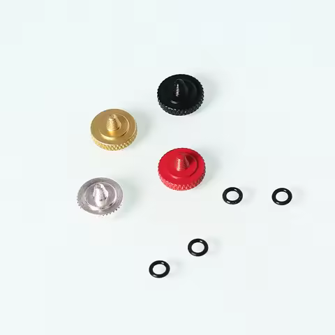 11mm Brass Concave Shutter Release Button Rubber Ring for Leica Q3 DLUX8 M10 X1 M6 M7 M8 Nikon Z f Z
