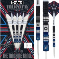 UNICORN STEEL TIP DART - 21G/23G/25G JAMES WADE THE MACHINE 2 TONE 90% TUNGSTEN STEEL DARTS (ARROW D