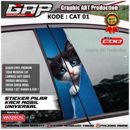 3D DESIGN CAR DOOR PILLAR STICKER CAR WINDOW PILLAR STICKER