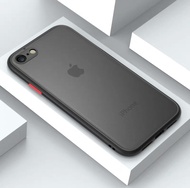 [ส่งจากไทย] เคสกันกระแทก กันรอยกล้อง Case iPhone 6 / 6s เคสปุ่มสีผิวด้าน  ขอบนิ่มหลังแข็ง