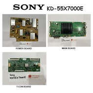 SONY ULTRA HD LED TV KD-55X7000E 55X7000E KD55X7000E Power Board APDP-209A2 Main Board 1-981-926-12 