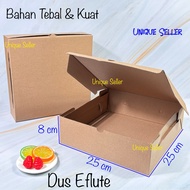 Box Box Hampers 25x25x8 EFLUTE PLAIN Box Box Rice Cake Box 25x25 x 8 EFLUTE PLAIN Corrugated Brown B