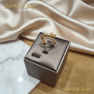 22k / 916 Gold Slim Dragon Ring by Best Gold Shop