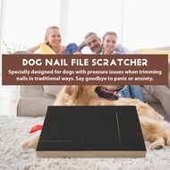 Dog Nail Scratch Pad Dog Scratch Board File Trimmer Board Trimming Scratcher Box Emery Sandpaper Fil