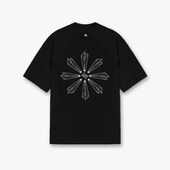 REPRESENT 247 Functional Branch Line 2 Logo Printed Large Casual Loose Men's Short Sleeve T-shirt