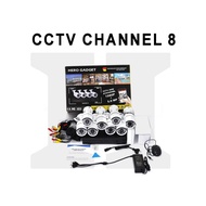 [[ READY STOCK ]] HERO GADGET CCTV CHANNEL 8. NIGHT VISION + WATER PROOF + FREE LIVETIME APP