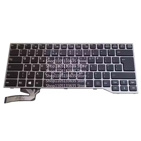 Laptop Keyboard For Fujitsu LifeBook E544 E546 E547 E733 E734 E736 E743 Used