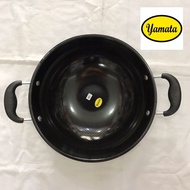 Black wok Yamata black non-stick frying pan 30-38cm