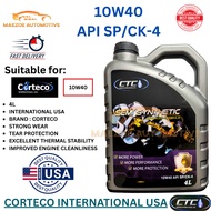 CORTECO SEMI SYNTHETIC ENGINE OIL 10W40 API SP/CK-4  4 LITERS