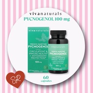 Viva Naturals French Maritime Pycnogenol 100mg 60 Capsules