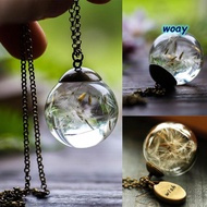 WOAY Dandelion Wishing Necklace  Fashion Chain Dandelion