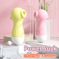 10 Frequency Suction & Vibration Massager – Rechargeable Design, Soft Silicone Material, Personal Ca