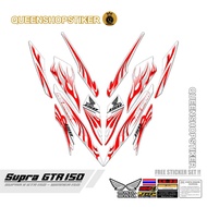 SUPRA GTR 150 STRIPING MOTIF 53 / SUPRA GTR VARIATION STRIPING / VARIATION MOTORCYCLE STICKER / SUPR