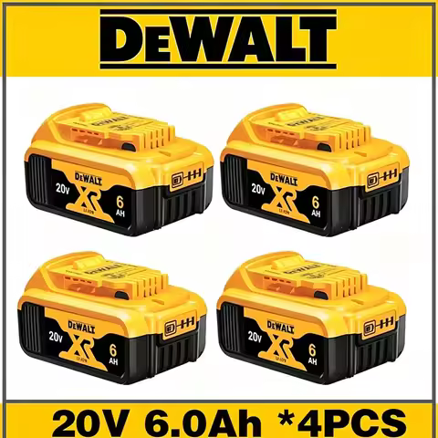 Original Dewalt 20V Battery, 2AH 6AH Rechargeable Lithium Ion Battery, Dewalt DCB200 DCB206 Power To