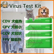 Dog Canine Distemper Virus CDV Parvovirus CPV Test Kit Pet Virus Test Paper Cat Plague Test Paper Do