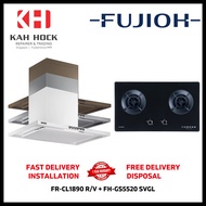 FR-CL1890 90CM CHIMNEY COOKER HOOD + FH-GS5520 SVGL/SVSS GAS HOB BUNDLE + FREE DEL