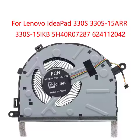 Replacement New Laptop CPU Cooling Fan for Lenovo IdeaPad 330S 330S-15ARR 330S-15IKB 5H40R07287 6241