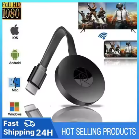 2024 MiraScreen Support HDMI Compatible New TV Stick G2 TV Dongle Receiver for Miracast HDTV Display
