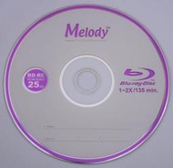 Melody 1-2X BD-RE25GB 藍光燒錄片 (10片)