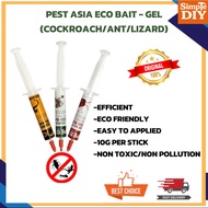 100% ORIGINAL PEST ASIA/UBAT LIPAS/UBAT SEMUT/UBAT CICAK/PEST ASIA ECO BAIT 10G COCKROACH,ANT,LIZARD