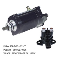 Starter& Relay Fit for SEA-DOO - 951CC POLARIS - VIRAGE 701CC  VIRAGE I 777CC VIRAGE TX 1165CC 18330