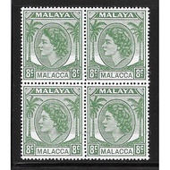 1954 Malaya Malacca Definitive 1954 QE II 8c MNH Fine