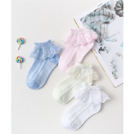 Baby Girl Sock Children Lace Sock Cotton Sock Mesh Japanese Kids Girl Lace Princess Sock Kaos Kaki B