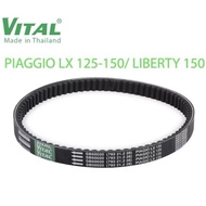dây curoa Vespa Lx 2V, Liberty 2v, piago Lx 125 ,Beverly ,GT GTS Hiệu VITAL Nhập Zin Thailand