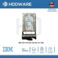 IBM  8TB 7.2K SAS 12G 4Kn 3.5" HDD // 00WY958 // 00WK868 // 00WK881