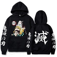 Slayer Anime Hoodie Oversized long sleeve Sweatshirt Harajuku loose hoodies streetwear clothes