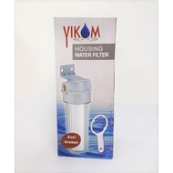 Heavy Duty Yikom Housing Water Filter Double Locking Ring (Outdoor Use) C/W Filter for Standard 10" Cartridge