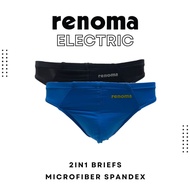 Renoma Electric Tanga Brief 9912 - 2in1 Men's Brief Underwear
