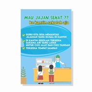 Health Poster, Healthy School, Healthy Canteen Healthy Snacks