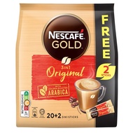 [VALUE PACK] Nescafe Gold 3in1 Original (20 Sachets X 24g) + Free 2 Sticks
