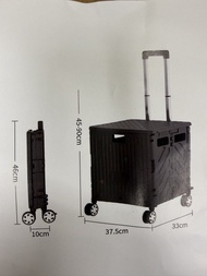 摺疊購物手拉車 Foldable Trolley Black