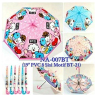 Bts / BT21 CHARACTER PVC CHILDREN'S UMBRELLA, FULL PRINT QUALITY