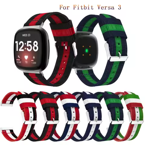 Wrist For fitbit Versa3/Sense Watch Band nylon Smartwatch Bracelet Strap For fitbit Versa 3 Replacem