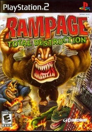 แผ่นเกมส์Ps2 - Rampage Total Destruction เกมคิงคองต่อสู้  แผ่นไรท์คุณภาพ (ปลายทางได้)✅️