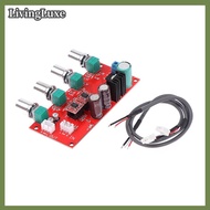 LivingLuxe AD828 HIFI Stereo Preamp amplifier board volume Tone Control Pre-amp Board